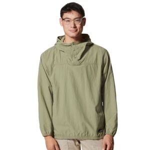 Men's MOUNTAIN HARDWEAR Stryder Anorak - Field Medium NWOT